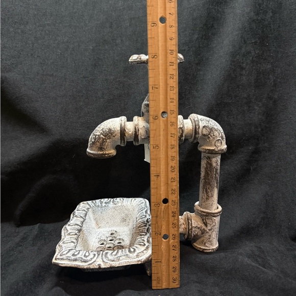 Farmhouse Decor Vintage Style Faucet Soap Dish - Picture 5 of 7
